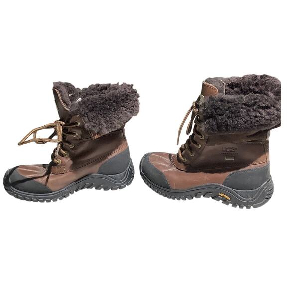 UGG Adirondack Tall Leather Waterproof Boots Women’s 6 — Winter, Outdoor, Cozy - Picture 2 of 7